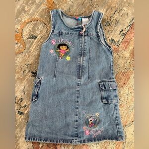 Vintage Denim Dress Dora Dress